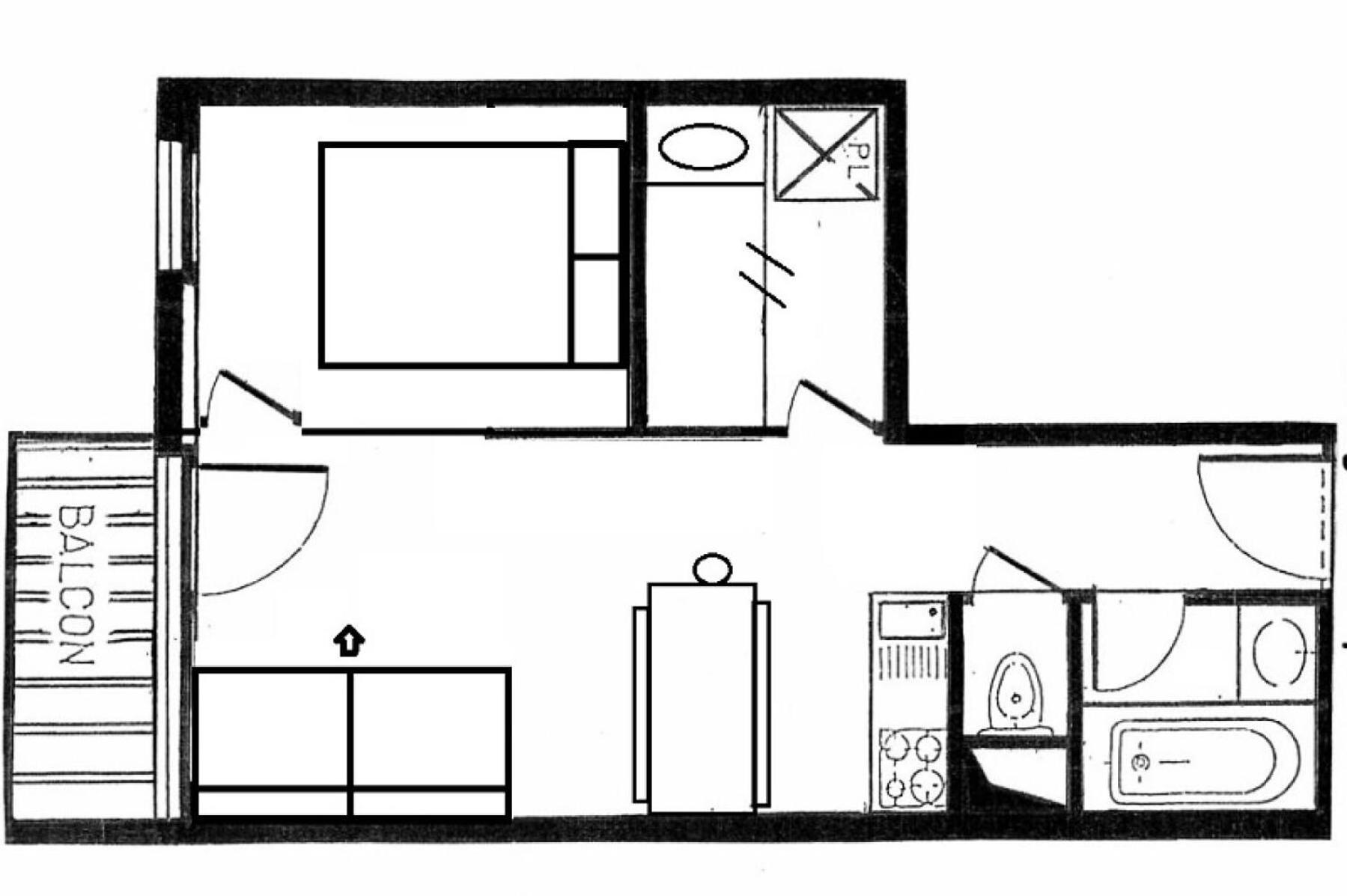 Residence Villaret - Appartement Lumineux - Depart Et Retour Skis Aux Pieds - Balcon Mae-2294 Saint-Martin-de-Belleville Esterno foto